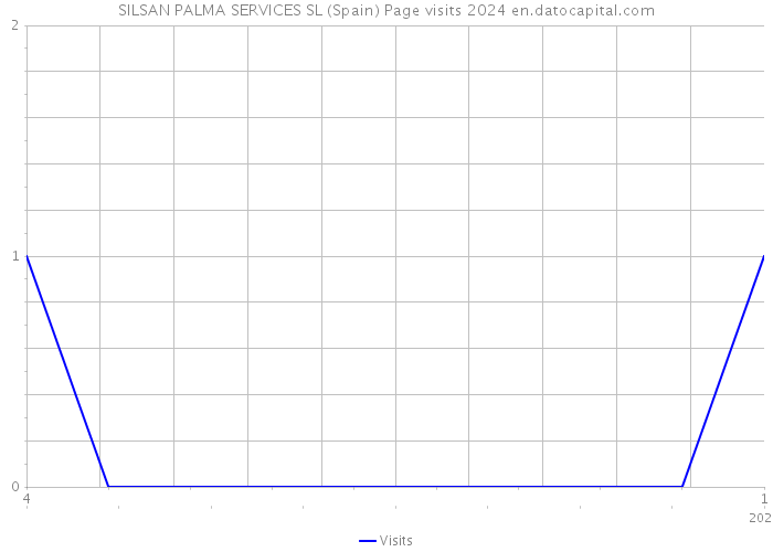 SILSAN PALMA SERVICES SL (Spain) Page visits 2024 