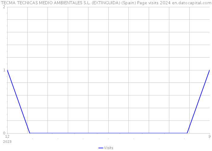 TECMA TECNICAS MEDIO AMBIENTALES S.L. (EXTINGUIDA) (Spain) Page visits 2024 