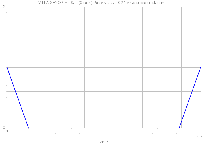 VILLA SENORIAL S.L. (Spain) Page visits 2024 