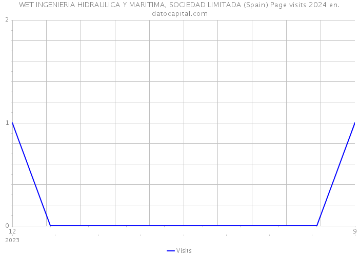 WET INGENIERIA HIDRAULICA Y MARITIMA, SOCIEDAD LIMITADA (Spain) Page visits 2024 