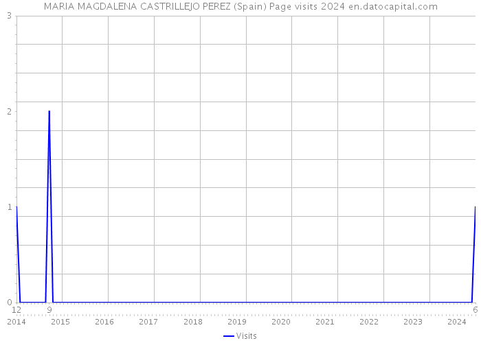 MARIA MAGDALENA CASTRILLEJO PEREZ (Spain) Page visits 2024 