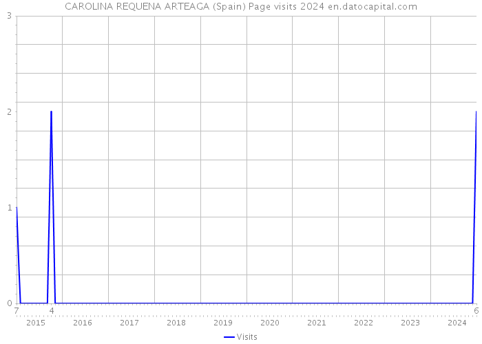 CAROLINA REQUENA ARTEAGA (Spain) Page visits 2024 