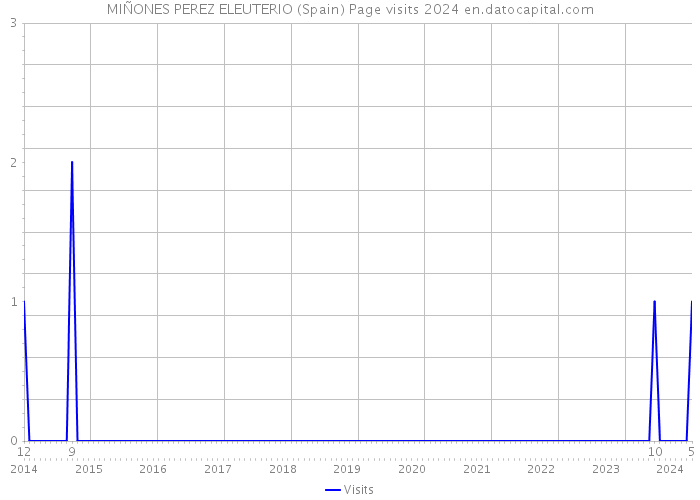 MIÑONES PEREZ ELEUTERIO (Spain) Page visits 2024 