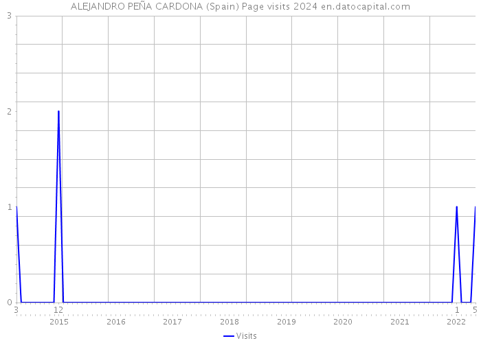 ALEJANDRO PEÑA CARDONA (Spain) Page visits 2024 