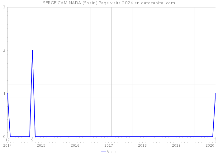 SERGE CAMINADA (Spain) Page visits 2024 