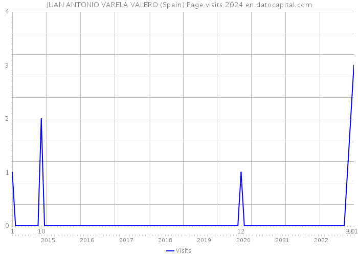 JUAN ANTONIO VARELA VALERO (Spain) Page visits 2024 