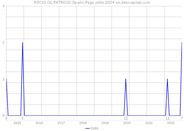 ROCIO GIL PATRICIO (Spain) Page visits 2024 