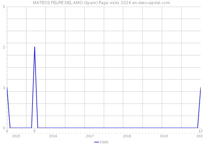 MATEOS FELIPE DEL AMO (Spain) Page visits 2024 