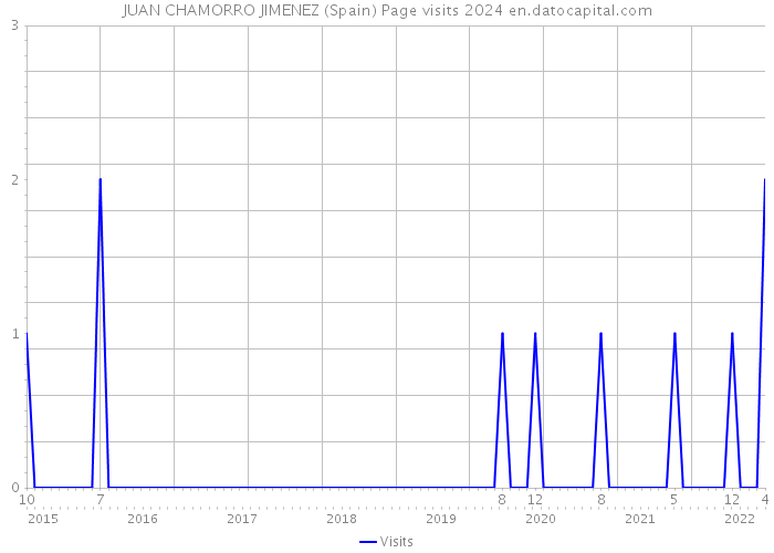 JUAN CHAMORRO JIMENEZ (Spain) Page visits 2024 