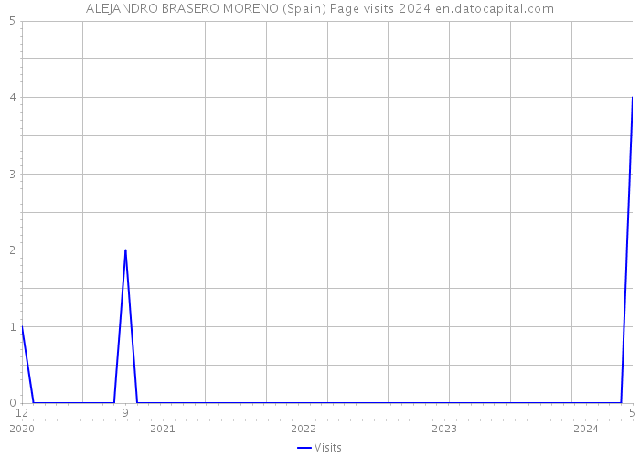 ALEJANDRO BRASERO MORENO (Spain) Page visits 2024 