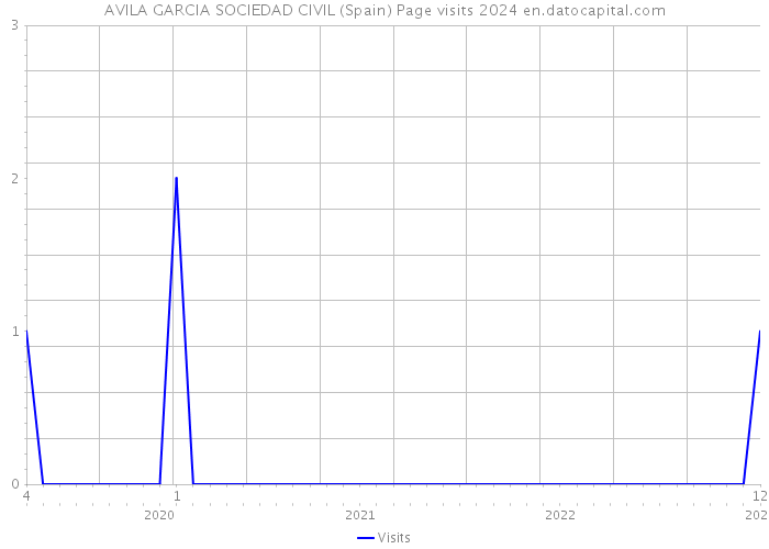 AVILA GARCIA SOCIEDAD CIVIL (Spain) Page visits 2024 