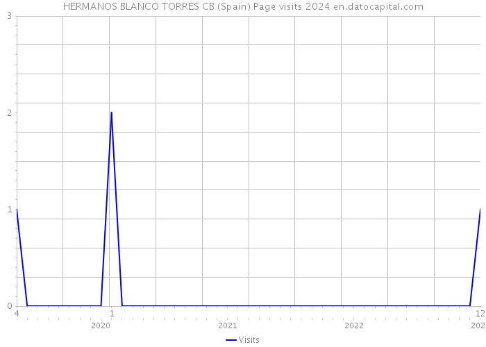 HERMANOS BLANCO TORRES CB (Spain) Page visits 2024 