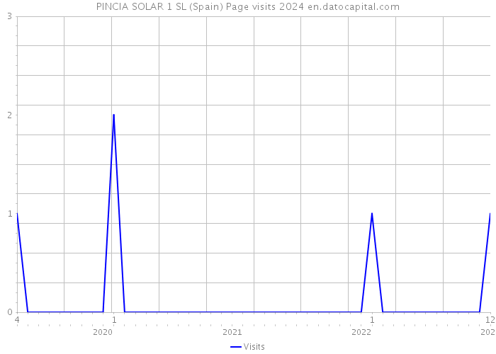 PINCIA SOLAR 1 SL (Spain) Page visits 2024 