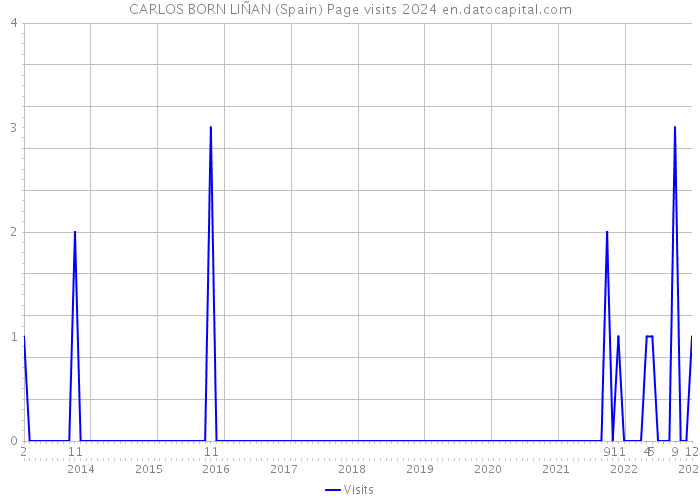 CARLOS BORN LIÑAN (Spain) Page visits 2024 