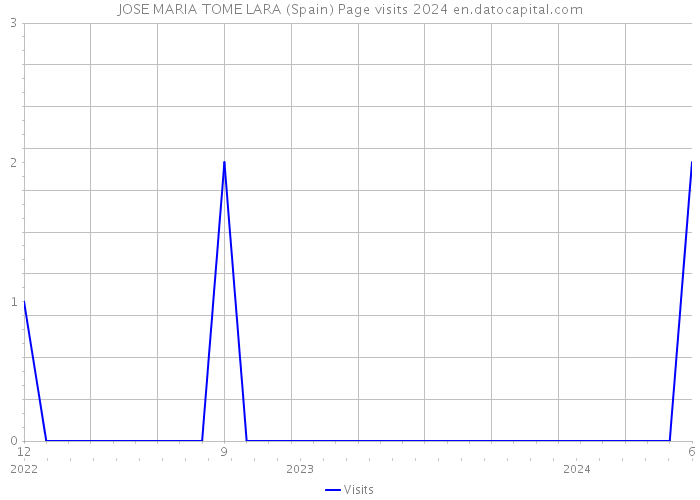 JOSE MARIA TOME LARA (Spain) Page visits 2024 