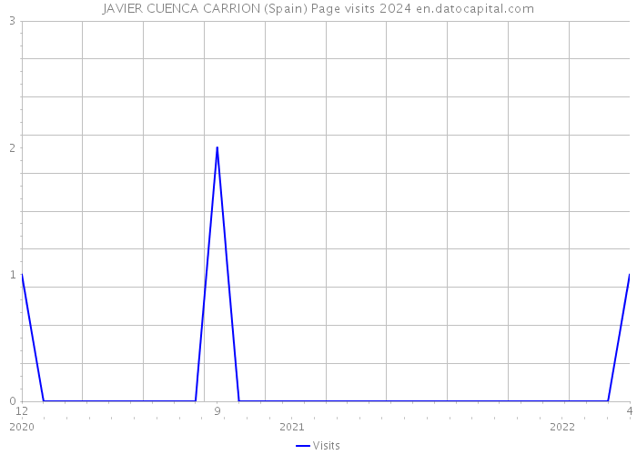 JAVIER CUENCA CARRION (Spain) Page visits 2024 