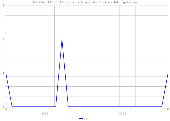 SANDRA VALOR SANZ (Spain) Page visits 2024 