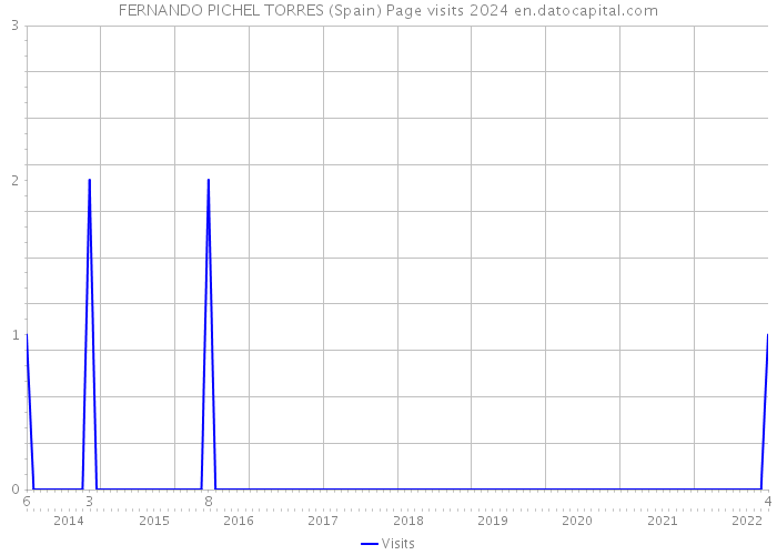 FERNANDO PICHEL TORRES (Spain) Page visits 2024 