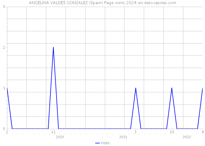 ANGELINA VALDES GONZALEZ (Spain) Page visits 2024 