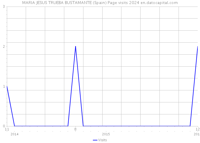 MARIA JESUS TRUEBA BUSTAMANTE (Spain) Page visits 2024 