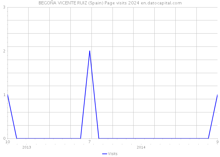 BEGOÑA VICENTE RUIZ (Spain) Page visits 2024 