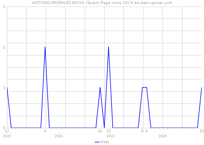ANTONIO MORALES MOYA (Spain) Page visits 2024 