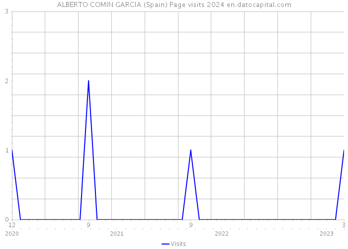 ALBERTO COMIN GARCIA (Spain) Page visits 2024 