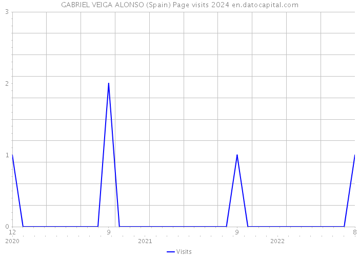 GABRIEL VEIGA ALONSO (Spain) Page visits 2024 
