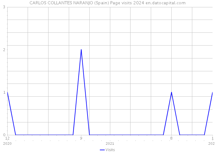 CARLOS COLLANTES NARANJO (Spain) Page visits 2024 