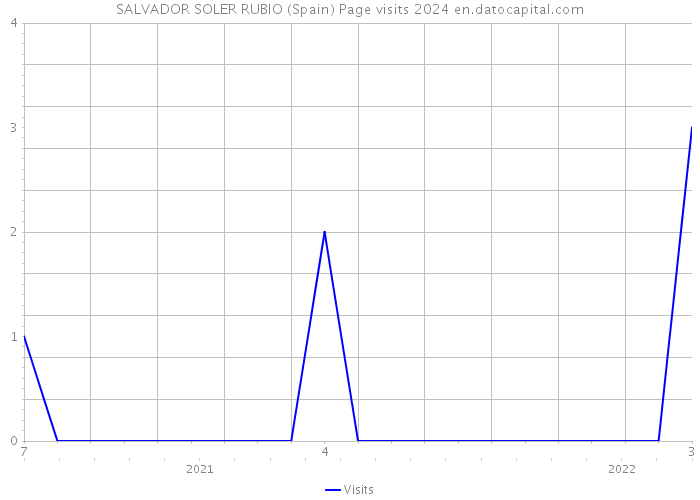 SALVADOR SOLER RUBIO (Spain) Page visits 2024 