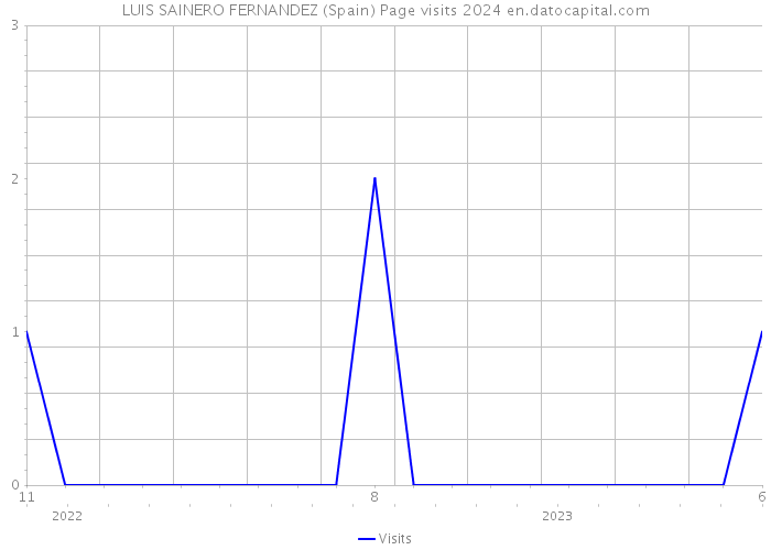 LUIS SAINERO FERNANDEZ (Spain) Page visits 2024 