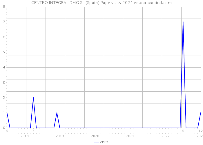 CENTRO INTEGRAL DMG SL (Spain) Page visits 2024 