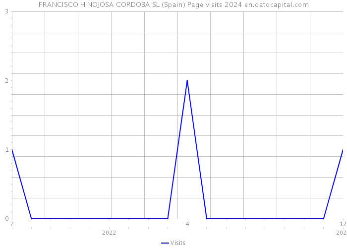 FRANCISCO HINOJOSA CORDOBA SL (Spain) Page visits 2024 
