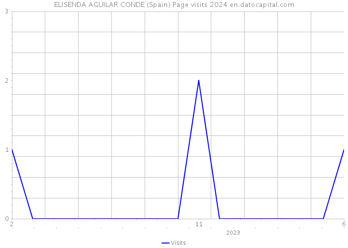 ELISENDA AGUILAR CONDE (Spain) Page visits 2024 