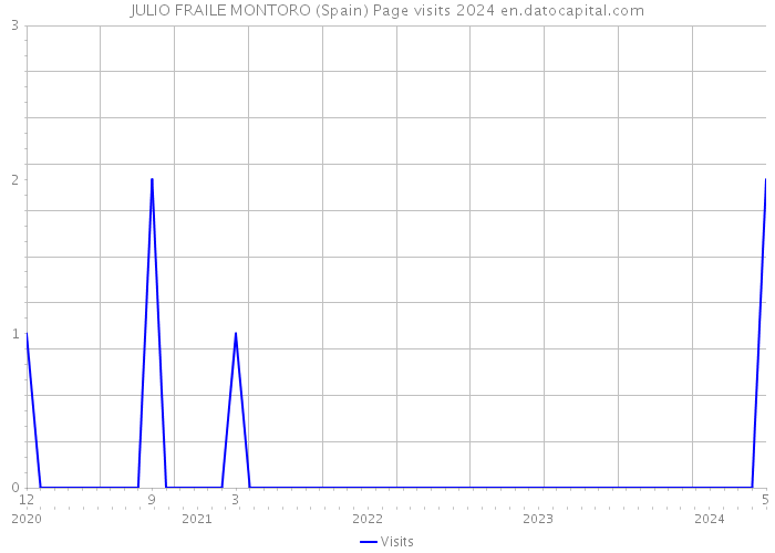 JULIO FRAILE MONTORO (Spain) Page visits 2024 