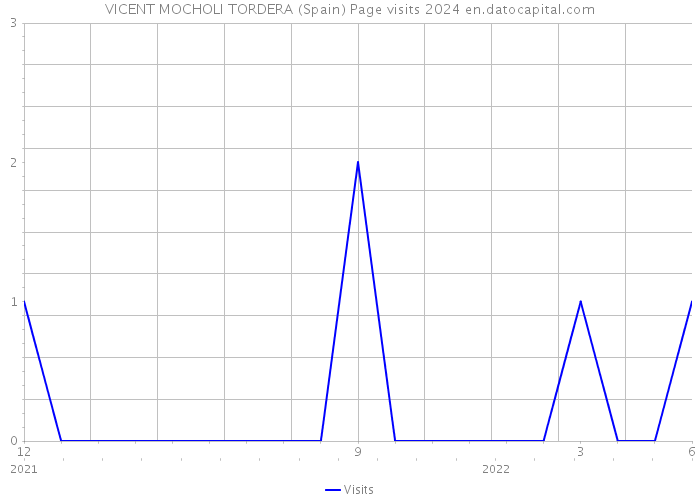VICENT MOCHOLI TORDERA (Spain) Page visits 2024 