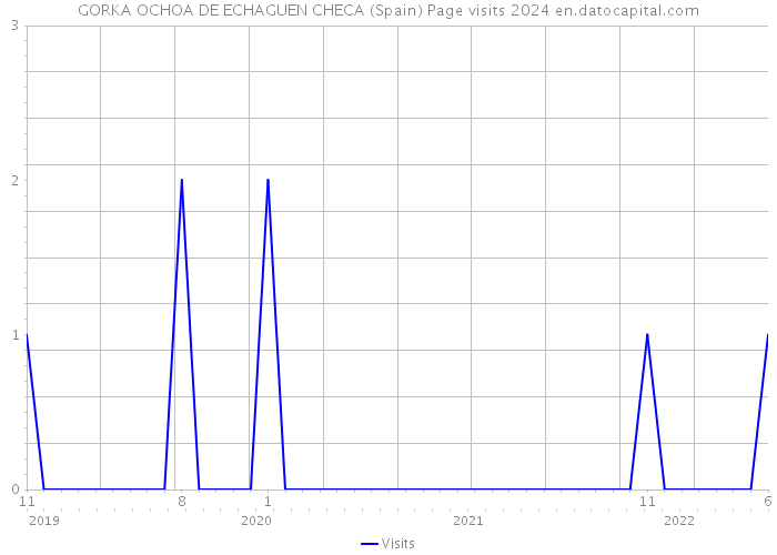 GORKA OCHOA DE ECHAGUEN CHECA (Spain) Page visits 2024 