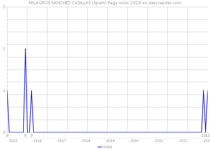 MILAGROS SANCHEZ CASILLAS (Spain) Page visits 2024 