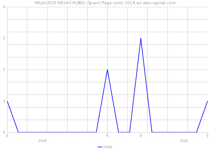 MILAGROS NAVAS RUBIO (Spain) Page visits 2024 