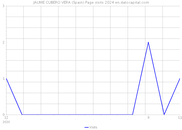 JAUME CUBERO VERA (Spain) Page visits 2024 