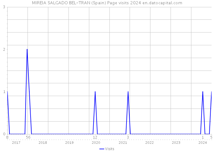 MIREIA SALGADO BEL-TRAN (Spain) Page visits 2024 