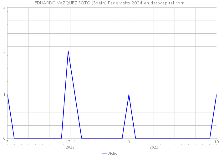 EDUARDO VAZQUEZ SOTO (Spain) Page visits 2024 