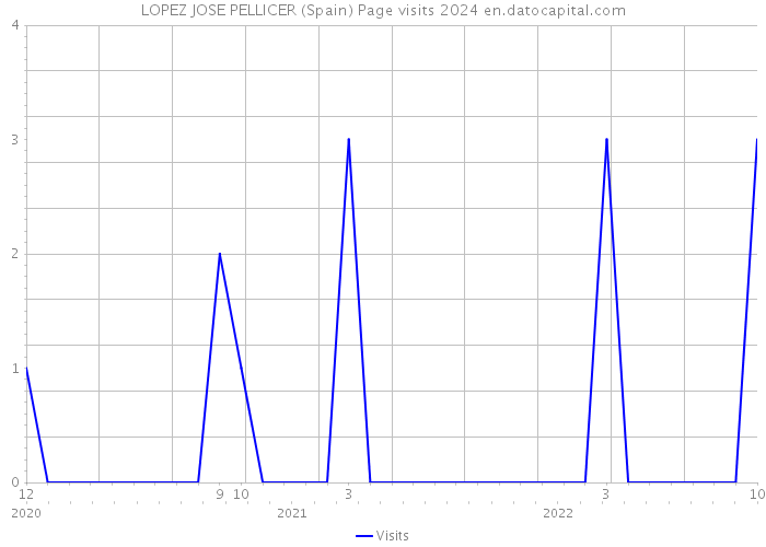 LOPEZ JOSE PELLICER (Spain) Page visits 2024 