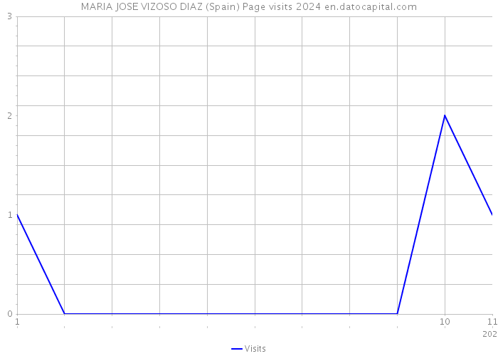 MARIA JOSE VIZOSO DIAZ (Spain) Page visits 2024 