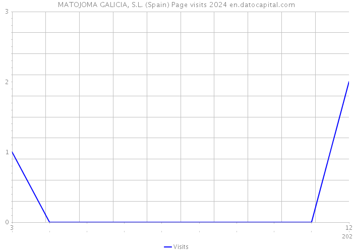 MATOJOMA GALICIA, S.L. (Spain) Page visits 2024 