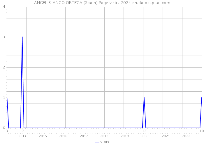 ANGEL BLANCO ORTEGA (Spain) Page visits 2024 