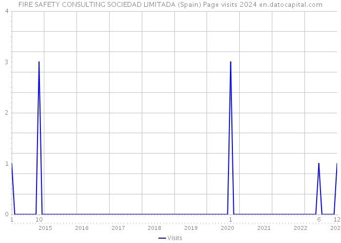 FIRE SAFETY CONSULTING SOCIEDAD LIMITADA (Spain) Page visits 2024 