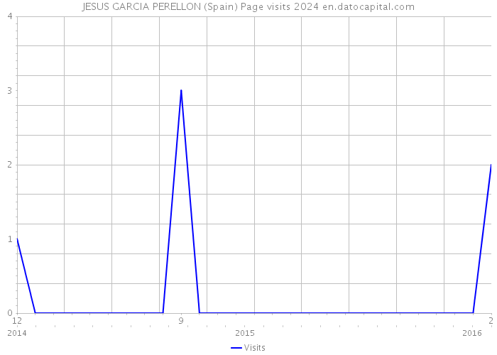 JESUS GARCIA PERELLON (Spain) Page visits 2024 