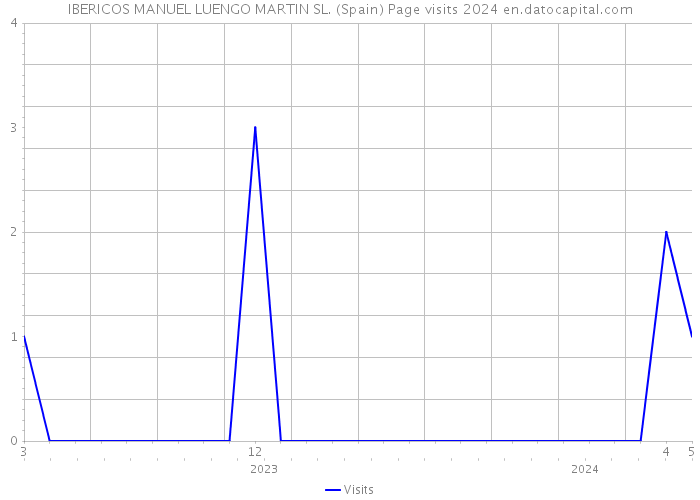 IBERICOS MANUEL LUENGO MARTIN SL. (Spain) Page visits 2024 