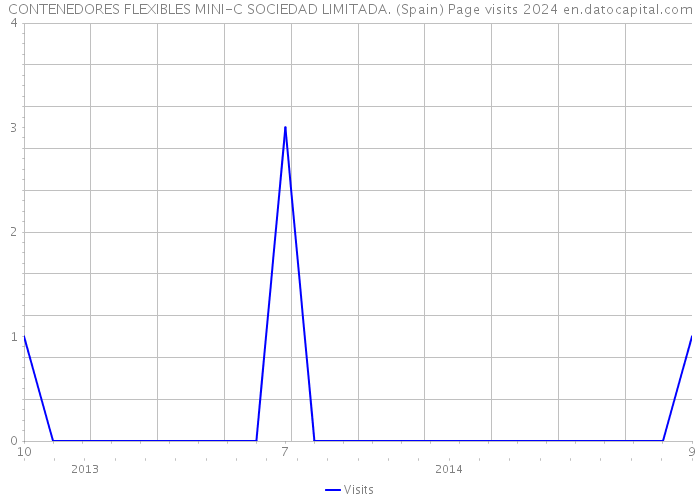 CONTENEDORES FLEXIBLES MINI-C SOCIEDAD LIMITADA. (Spain) Page visits 2024 